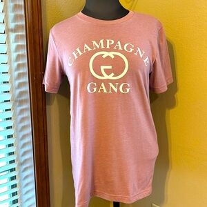 Cute Champagne Gang Tee 🍾🥂
